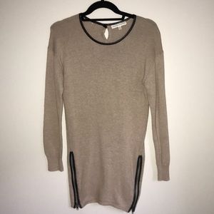 SIZE 14 GIRLS TAN SWEATER